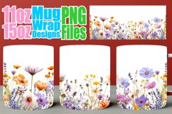 Floral Finesse Mug Wrap - Sublimation Bliss Product Image 1