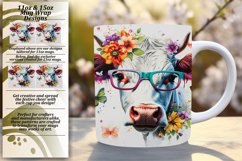 Springtime Bovine Delight Mug Design Product Image 1