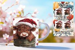 Lovely 15oz Mug Wrap Png Artwork , Christmas Product Image 1