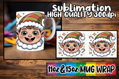 Magical mornings 11oz 15oz sublimation wrap, Cute Christmas Product Image 1