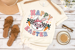 Cute Easter Bunny Clipart, Happy Easter Sublimation PNG Product Image 3