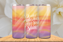 Positive Affirmations 20oz Tumbler wrap Inspirational Quotes Product Image 1