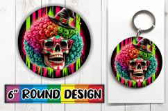 Enchanted Round Coasters Design, Skull Product Image 1