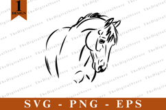Horse SVG, Horse vector, Horse Silhouette, Cut files Product Image 1