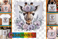 LUMINOUS TSHIRT Designs Magic, Giraffe Product Image 1