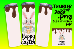 CHIC 20oz PNG Tumbler Wrap , Easter Bunny Product Image 1