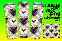 Beautiful 20oz Tumbler Artwork , Heart Product Image 1