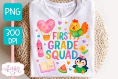 First Grade squad shirt PNG, First Grade Teacher mug PNG Product Image 3