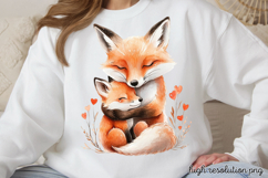 Mothers Day Animals Clipart PNG Product Image 1