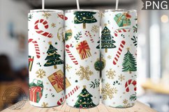 Christmas Tree Tumbler Wrap -High Quality 300 Dpi Product Image 1