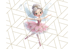 Nutcracker Ballet Clipart, Holiday Ballerina PNG Art Product Image 2