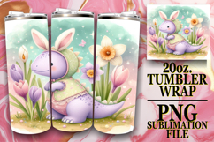 ENCHANTING GIFT 20oz TUMBLER WRAP, Cute Dino Product Image 1