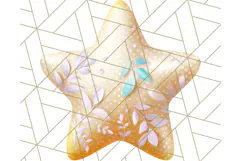 Cute Puffy Star Clipart PNG, 3D Glossy Pastel Stars Clip Art Product Image 2