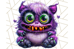 Spooky Cute Monster PNG Clipart, Adorable Halloween Monsters Product Image 2