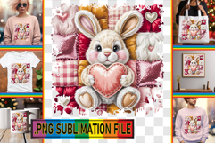 Playful PNG Design for TSHIRTS, Valenines Animals Product Image 1