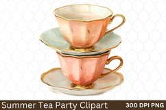 Summer Tea Party Clipart Product Image 1