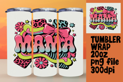 20oz Tumbler Wrap for DIY , Mama Product Image 1