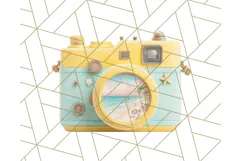 Sky Blue and Sunshine Yellow Summer Clipart PNG, Tropical Product Image 2