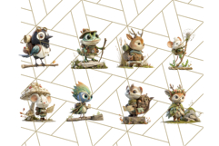 56 Tiny Explorers Clipart PNG, Animal Adventure PNG Product Image 6
