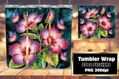 Sublimation Ready 20oz Design Files , Flowers Product Image 1