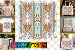Dazzling TSHIRT Ideas PNG, Gold Flower Product Image 1