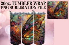 Shiny Butterfly Tumbler Wrap Pattern 20oz Product Image 1