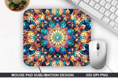 Mouse Pad Sublimation, Summer Mouse Pad PNG Design Product Image 1
