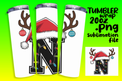 20oz Tumbler Design for Sublimation , Christmas Product Image 1