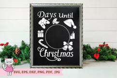 Christmas Sign SVG - Days Until Christmas Cut File Product Image 3