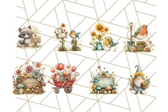 56 Whimsical Garden Friends Clipart PNG, Animal PNG Product Image 6