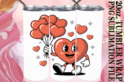 GIFT OF BLISS 20oz TUMBLER WRAP, Valenines Heart Product Image 1