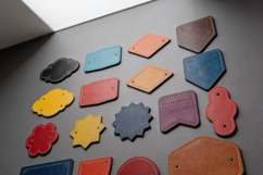 Leather Labels / Laser cut Shapes / Custom Branding Leather Product Image 4