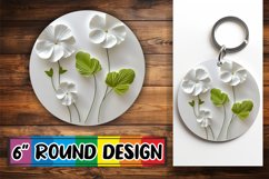 Floral Elegance: Circle Design PNG Sublimation Product Image 1