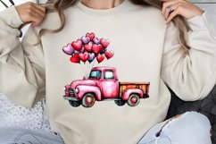 Retro Valentine Clipart PNG Product Image 1