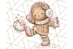 Gingerbread People Clipart, Cute Cookie PNG Illustrations Product Image 2