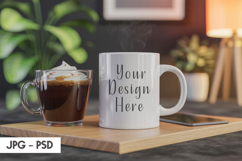 Clean Workspace Mug Mockup PSD Product Image 1