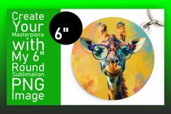 Adorable Giraffe Round Design Spring Season Product Image 1