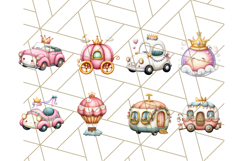 Royal Carriage &amp; Princess Vehicle PNG Clipart for Fairytales Product Image 6