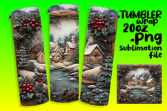 UNIQUE 20oz Tumbler Artwork , Christmas Product Image 1
