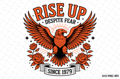 Rise Up Despite fear Svg | Quotes Svg | Svg Cut Files Product Image 1