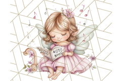 Bookish Fairy PNG Clipart, Whimsical Reading Elements Png Product Image 2