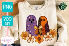 Coquette Ghost PNG sublimation, Fall Season png design Product Image 2