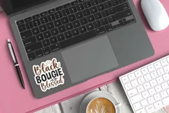 Printable Black Business Women Sticker | Bougie Blessed Product Image 3