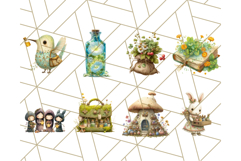 56 Enchanted Garden Healers Clipart PNG, Animal Plant Png Product Image 6