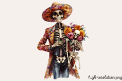 Da de Los Muertos Sublimation PNG Product Image 1