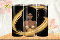Black Girl Magic Black Woman Positive mind 20oz Tumbler wrap Product Image 1