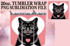 Lively Evenings 20oz tumbler wrap, Cat Valentin's Day Product Image 1