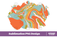 Retro Background Png Fluid Marble Paper Sublimation Bundle Product Image 2