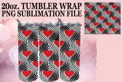 Watercolor Heart Patterns - 20oz Product Image 1