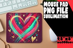Whimsical MOUSE PAD Fun Designs, Heart Product Image 1